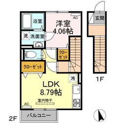 岩松駅 徒歩25分 2階の物件間取画像